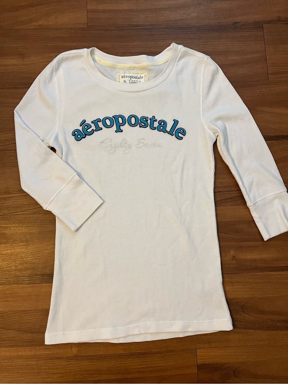 Y2K Aeropostale 3/4 Sleeve Top - Size XL